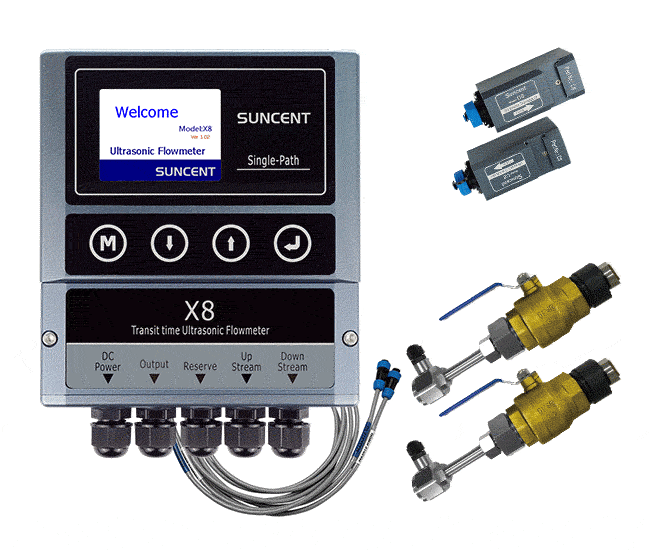 高精度超声波流量计X8传感器